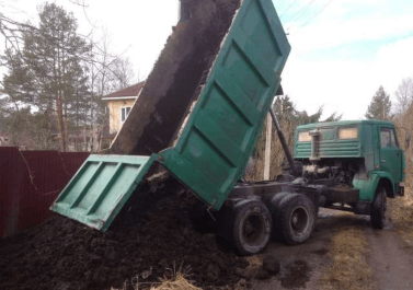 Чорнозем, грунт на підсипку