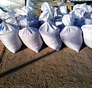 відсів в мішках